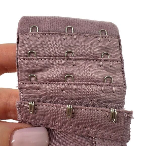 Just Be Bra Size 38D Underwire Purple Back Closure Lightly Padded Classic Opaque - Picture 9 of 9